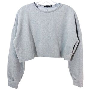 NASTY GAL | You And Me Together Sweatshirt In Gray.